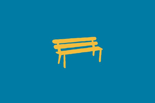 Yellow Bench-An Inititative by Richmind WA using a blue background (main logo)